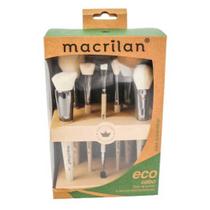 Macrilan SK100 Eco Kit 7 Pincéis de Maquiagem
