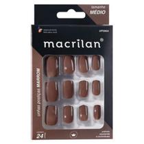 Macrilan Unhas Postiças Médio (24 Unidades)