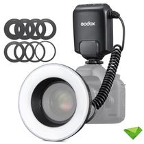 Macro LED Ring Flash Godox ML-150II - Speedlite para Câmeras DSLR (Sony, Canon, Nikon, Fuji, Olympus, Panasonic)