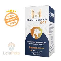 Macrogard Pet Avert 30 Comprimidos Betaglucana para Cachorro