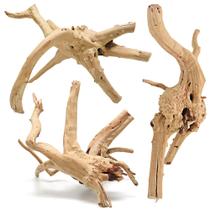 Madeira de aranha natural Driftwood WDEFUN para aquário de 3 peças