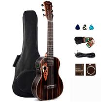 Madeira de ébano Guitalele Caramel CB904G de 30 polegadas com kit inicial
