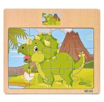 Madeira Infantil Puzzle Baby Wood Cartoon Vehicle Animals L
