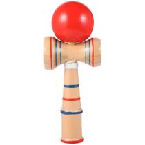 Madeira maciça criativa Kendama Mão e Coordenação Ocular Toy Fo