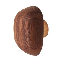 Madeira maciça em forma de seixo do armário Porta Gaveta Handle, Nordic Criativo Gaveta, Noz Preta Madeira maciça em forma de seixo do armário Porta Gaveta Handle, Nordic Criativo Gaveta, Noz Preta