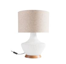 Madelustre Abajour de Mesa Trento Peq C/cup 3288ct/83 Madelustre Abajour de Mesa Trento Peq C/cup 3288ct/83