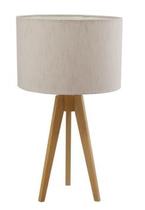 Madelustre Abajour de Mesa Tripe Castanho C/cupula 3047ct/82