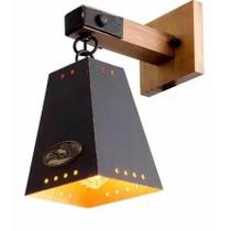 Madelustre Arandela Alp 1lamp E27 Pt/dr 2851pd Madelustre Arandela Alp 1lamp E27 Pt/dr 2851pd