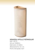 Madelustre Arandela Apollo Ret Boucle 18cm 1lamp E27 3319/88 Madelustre Arandela Apollo Ret Boucle 18cm 1lamp E27 3319/88