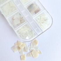 Madre Pérola Branca Bege Creme decoração para Unha de Gel Madreperola para encapsular Madre Pérola Branca Bege Creme decoração para Unha de Gel Madreperola para encapsular