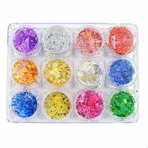 Madre perola com foil colorido para unhas encapsuladas gel fibra porcelana acrilico Madre perola com foil colorido para unhas encapsuladas gel fibra porcelana acrilico