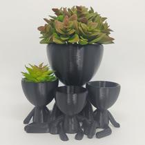 Mãe e 3 filhos - vasinho bob - robert plant
