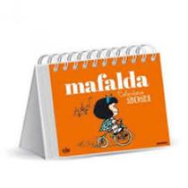 Mafalda 2021 calendario escritorio anaranjado
