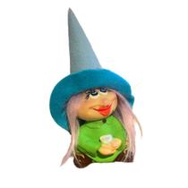 Mafalda - A Bruxinha dos Cristais - Porcelana Fria Pintada à Mão