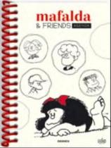 Mafalda agenda perpetua anillada friends blanca - 11 x 15