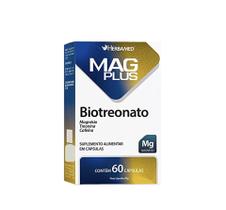 Mag Plus Biotreonato 60 Cápsulas - Herbamed