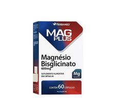 Mag Plus Magnésio Bisglicinato 60 Capsulas. Herbamed Mag Plus Magnésio Bisglicinato 60 Capsulas. Herbamed