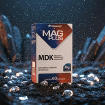 Mag Plus MDK Magnesio D3 e K2 Mg 60 Capsulas Herbamed