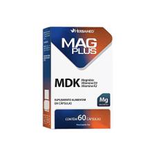 Mag Plus Mdk Magnésio Vit D3 E Vit K2 60 Caps. Herbamed