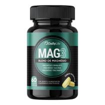 Mag3 Magnesio Treonato Dima lato Glicina 60 Tabletes Saborizados 1000mg Daily Life - Daily Life