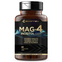Mag4 Magnesio Quelato Dimalato Taurato Oxido Inositol 500mg 60 Cápsulas Ecomev Mag4 Magnesio Quelato Dimalato Taurato Oxido Inositol 500mg 60 Cápsulas Ecomev