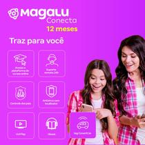 Magalu conecta 12 Meses, suporte remoto, antivírus, cursos online e beneficios