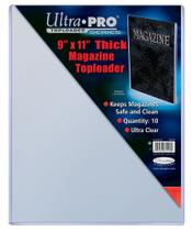 Magazine Toploader Ultra Pro 9x11-1/4 de espessura 10 quilates