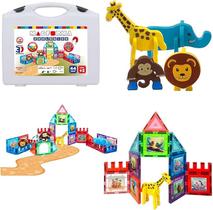 MagForma Zoo Animais - Conjunto de blocos magnéticos MagForma Zoo Animais - Conjunto de blocos magnéticos