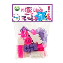 Magic Block 26 peças Menina - Simo Toys