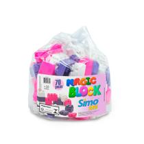 Magic Block 70 peças Menina - Simo Toys