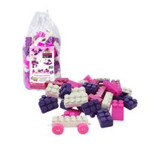 Magic Block Rosa Blocos de montar 170 peças SimoToys