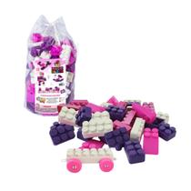 Magic Block Rosa Blocos de montar 300 peças SimoToys