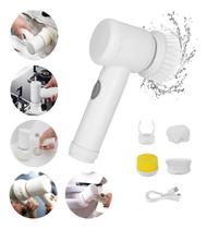 Magic Brush Escova Limpeza Elétrica Bivolt Giratória