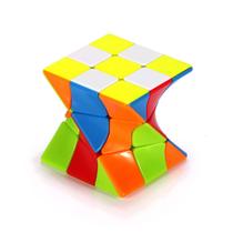 Magic Cube SUN-WAY Twisty Skewb 3x3x3 sem adesivo multicolorido