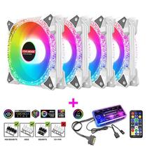 Magic Diamond 120mm Argb Pwm Case Fan para PC Sistema de refrigeração de computador, 6pin 5v Suporte Programa de Iluminação Controlada, Ventilador de Refrigeração Silencioso Rgb