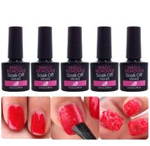 Magic Remover Esmalte Removedor Unhas Gel Lirió 05 Unidades