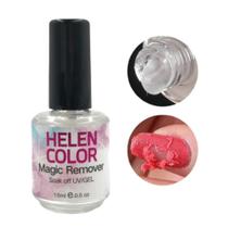 Magic remover helen color 15ml esmalte em gel removedor