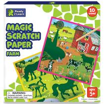 Magic Scratch Paper READY 2 APRENDA Farm 10 Scenes Kids
