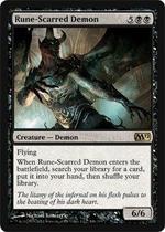 Magic: The Gathering - Carta Demônio Cicatrizes de Runas dos Magos Magic: The Gathering - Carta Demônio Cicatrizes de Runas dos Magos