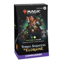 Magic The Gathering Commander Deck Terras Selvagens de Eldraine Portugues Jogo de Cartas - Wizards of the Coast