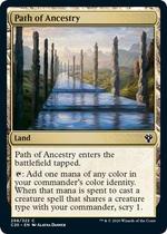 Magic: The Gathering Path of Ancestry Carta de Commander 2020 Magic: The Gathering Path of Ancestry Carta de Commander 2020