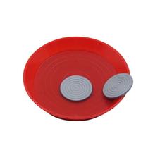 Magic Trick: prato vazio para moeda com moedas que aparecem em PVC de 8 cm Magic Trick: prato vazio para moeda com moedas que aparecem em PVC de 8 cm
