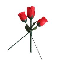 Magic Trick Prop Flashing Rose de uma rosa a três com Fire Illusion