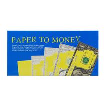Magic Trick: transformação de papel em dinheiro com conjunto completo Magic Trick: transformação de papel em dinheiro com conjunto completo