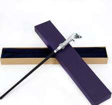 Magic Wand WENC Malfoy Lucius Metal Core Resina 36 cm roxa