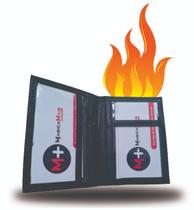 Mágica Flaming business card wallet - Carteira de cartao de visita em chama magnet