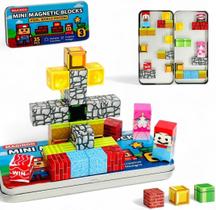 Maginoo Blocos Magnéticos Mini Pixel World com 35 Peças Maginoo Blocos Magnéticos Mini Pixel World com 35 Peças