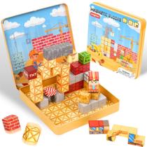 Maginoo Brinquedo STEM de Blocos Magnéticos Mini 49 Peças para Crianças