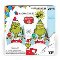 Magna-Tiles The Grinch Toys, Dr. Seuss Grinch Magnetic Tiles, Magnetic Kids' Building Toys from Dr. Seuss 'How The Grinch Stole Christmas" Book, Educational Toys for Ages 3+, 19 Pieces, por CreateOn