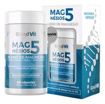 Magnesio 5 Fontes De Magnesio 60 Caps Good Vit 60 Capsulas 30 Doses
